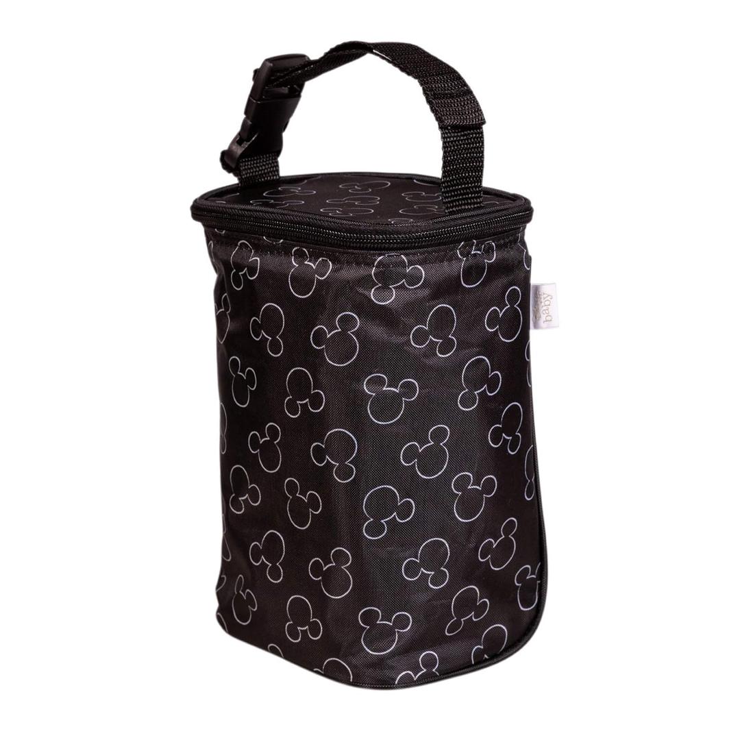 J.L. Childress Disney Baby TwoCOOL Breast Milk Cooler Travel Bag - Insulated Baby Bottle Storage Bag, Portable Organizer Pack, For Daycare or On the Go, Fits 2-4 Bottles - Mickey Mouse