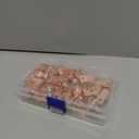 Landhoow 40 Pack Lay in Connector Pool Bonding Lug Copper Conductor Lay in Connector Copper Lay in Lugs AWG for Grounding Swimming Pool and Conduits, 414 Wire Range