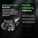 Front Steering Knuckle & Wheel Bearing Hub Assembly Compatible with Toyota Camry LE XLE L 2.5L 2012-2017, Left Driver Side Replaces # 686-249,43212AA010,43502-AA011,LK045