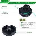 DWO1DT995 Trimmer Head Compatible with Dewalt DCST920 DCST922 DCST925 DCST970 DCST990 Trimmer Parts, Replacement Head String Spool 0.080" 20Ft (1Pcs)