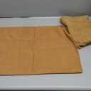 Toddler Pillowcases for 14"x20" Pillow 2 Pack, Muslin Small Toddler Baby Kids Travel Pillow Covers for Boys Girls with Envelope Closure (Mustard Yellow, 14 x 20 Inch)