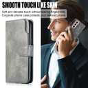 Asuwish Phone Case for Samsung Galaxy S21 5G 6.2 inch Wallet Cover with Tempered Glass Screen Protector Flip Credit Card Holder Slot Stand Purse Folio Pocket Mobile Cell S 21 21S G5 Women Men Brown