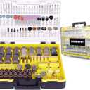 544-Piece Rotary Tool Accessories Kit, Universal Rotary Tool Bits for Easy Drilling, Cutting, Grinding, Sanding, Sharpening, Carving and Polishing, with Carrying Case