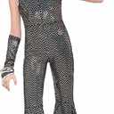 Rubies Disco Jumpsuit Costume for Kids, 10-12 age