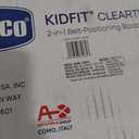 Chicco KidFit ClearTex Plus 2-in-1 Belt-Positioning Booster Car Seat, Backless and High Back Booster Seat, for Children Aged 4 Years and up and 40-100 lbs., Drift/Grey, Manufacturing Date: APR 2026, Expiry: APR 2034