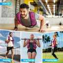 Weighted Vest, 6lb/8lb/12lb/16lb/20lb/25lb/30lb Weight Vest with Reflective Stripe, for Men Women Workout Equipment for Strength Training, Running, Jogging, Fitness, Weight Loss