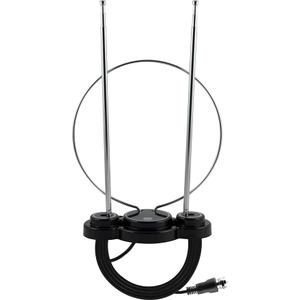 GE Traditional Rabbit Ear HD Digital TV Antenna and GE Modern Loop Rabbit Ears Indoor TV Antenna