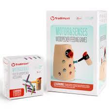 TOP BRIGHT Montessori Toys for 2 Year Old Girl and Boy, Woodpecker Worm Toy Magnetic Bird Feeding Game