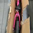 Co-Pilot Bike Trailer - 20 Inch Bike Trailer with Adjustable BMX Stem and Handlebar - Lightweight Aluminum Frame and Padded Saddle for Cycling - Perfect for Family Rides (Pink)