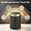 URALFA Bathroom Trash Can Automatic Touchless, Motion Sensor Trash Can