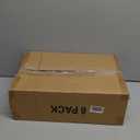 6 Pack Upgrade Harder Shoe Organizer, Shoe Storage with Magnetic Front Door, Clear Shoe Boxes Foldable Space-Saving Shoe Rack for Sneaker Boot Container, White