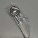 3-3/4 OZ Ice Cream Portion Scoop with Trigger Release Food Disher with Ivory Handle #10 Food Portion Control Scoop Ice Cream Scooper Cookie Scooper for Baking