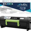 LCL Compatible Toner Cartridge Replacement for Lexmark 24B6186 16000 Pages M3150 XM3150 XM3150H (1-Pack Black)