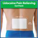Salonpas Lidocaine 4% Pain Relieving Gel-Patch, 6 Count, for Back, Neck, Shoulder, Knee & Elbow Pain