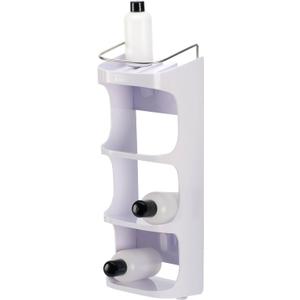 Joseph Joseph 70564 Capsule Shower Caddy 4-tier Compact Shower Shelf, White