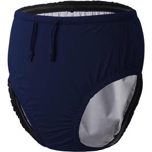 Adult Reusable Swim Diapers Special Needs Swimwear for Incontinence Cloth Diaper Covers Waterproof,Leakproof, Unisex (Navy, XL)