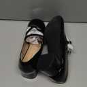 Women's Mary Jane Shoes - Classic Retro Work Shoes with Thick & Mid Heels, Comfortable Office Pumps with Buckle Strap, Vintage Dress Shoes Size 9