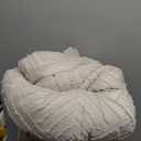 Litanika California King Comforter Set Beige, 3 Pieces Cream Tufted Boho Farmhouse Bedding Comforter Sets, Lightweight Fluffy Comforter Bed Set for All Season (104x96In Comforter and 2 Pillowcases)