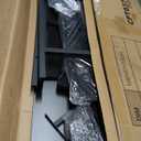 ErGear Height Adjustable Electric Standing Desk, 47.2 x 23.6 Inches Sit Stand up Desk, Memory Computer Home Office Desk with Two-Piece Desktop (Black)