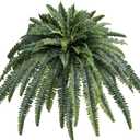 Fake Ferns Artificial Plants Large, 68" Artificial Ferns for Outdoors Large, UV Resistant Faux Fern with Long Leaves Suitable for Planters Hanging Porch Home Indoors Garden Patio Office Greenery Decor