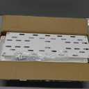 SPACEKEEPER Slim Rolling Storage Cart 4 Tier Bathroom Organizer Mobile Shelving Unit Utility Cart Tower Rack for Kitchen Laundry Narrow Places, White