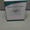 Upgraded Ultrasonic Retainer Cleaner Machine, 45kHz Ultrasonic Dentures Cleaner for Night Guards, Braces, Aligner, Toothbrush, Jewelry and More, 200ML Capacity, White