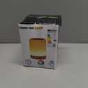 OORUN Touch Bedside Table Lamp,13 RGB Colors & 5 Brightness, USB Rechargeable Desk Lamp, Remote Control Dimmable Night Light with RGB Color Changing,Portable Lamp for Baby, Bedroom, Living Room, Brown