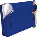 Cosy Family Mattress Bags for Moving with 8 Handles - 170GSM Extra-Thick Mattress Bag for Moving Supplies - Reusable Mattress Cover Protector Storage with Zipper - Queen Size - Blue