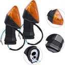 Motorcycle Front Rear Turn Signal Indicator Lights Replacement for KAWASAKI ZX-6R ZX-6RR KLE500 KLE 650 KLR650 Z750S Motorcycle Turn Signals