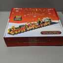 Advent Calendar 2025 Kids Boys Adult, 1122 PCS Christmas Train Building Toy Set with Led Lights, 24 Days Christmas Countdown Train Building Blocks Toy Set, Ideal Xmas Gift for Teen Boy