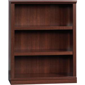 Sauder Miscellaneous Storage 3-Shelf Bookcase/ Book shelf, Select Cherry finish, L: 35.28" x W: 13.23" x H: 43.78"