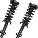 KUSATEC Front Pair Complete Struts Shock Absorber fit for Honda Accord 2008 2009 2010 2011 2012; 172562L 172562R Left/Right Struts with Coil Spring Assemblies