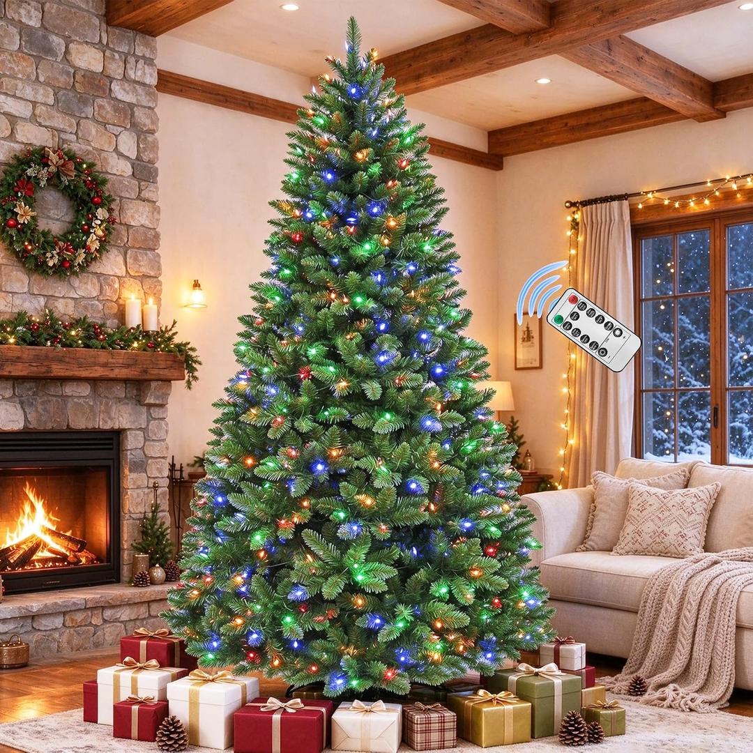 Pre-lit Christmas Tree 6FT, Home Holiday Decor, Remote Control