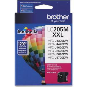 Brother Printer LC205M Super High Yield Ink Cartridge, Magenta