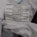 Lush Decor Coastal Chic Scalloped Edge Light Filtering Window Curtain Panels Pair, 52" W x 84" L, Blue & White - White Curtains for Living Room - Coastal Decor