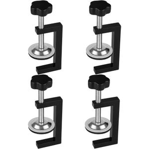 3 Inch C Clamp for Woodworking, Heavy Duty Steel C Clamps, Small C Clamps for Desktop Workpiece Fixing (4 Pcs)