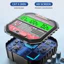 Outlet Tester Electrical GFCI Receptacle Detector, 90-250V Ground Fault Receptacle Tester & Circuit Analyzer, Circuit Polarity Voltage Detector, Plug Tester Breaker Finder (HT107B)