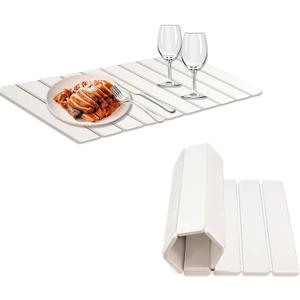 Stone Drying Mat for Kitchen Counter 24"(L)16"(W), Drying Matt Kitchen Counter, Fast-Absorb Silicone Drain Board for Kitchen & Bathroom Countertops, for Dishes, Cups and Utensils