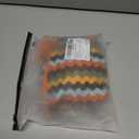 Women's Colorful Striped Halter String Bikini Set 2 Piece Tie Side Triangle Swimsuits Textured Swimwear (L)