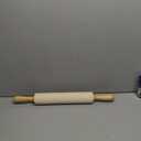 Frieling Maple Rolling Pin with Handles - 2.4-in x 12-in Barrel, 21-in Total Length-Natural Wood - Baking Essentials, Pastry Roller & Pizza Dough Roller