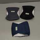 Wegreeco Washable Male Dog Belly Band - Pack of 3 - Washable Male Dog Belly Wrap, Small Doggie Dog Diapers Male for Doggy Puppy (Black, Charcoal, Navy, Small)