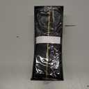 LUCKYCOIN Full Grain Leather Crossbody Strap with Pockets, Adjustable 46"-55" Travel Shoulder Strap, Metal Swivel Hooks, Minimalist Hands-Free Replacement for Purses - Pebble Black