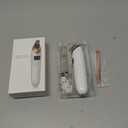 2026 Blackhead Remover with 5 Suction Heads & 4 Gold Extractor Needles, Electric Blackhead Vacuum Pore Vacuum for Deep Facial Cleaning, USB Rechargeable for Women & MenKhaki