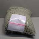 Admitrack Chunky Knit Blanket Throw, 100% Hand Knit Chenille Throw Blanket for Sofa & Home Decor, Soft and Cozy Knitted Throw Blankets (Sage Green, 40"x50")