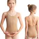 WYHDY Women and Girls Camisole Undergarment Leotard Ballet Briefs Seamless Underwear Dance Wear (5-10 Years)