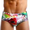Taddlee Men Swimwear Swim Briefs Bikini Board Surf Shorts Boxer Trunks Swimsuits Red (Medium, Xf63)