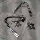 ECOTRIC Detachable Docking Hardware Kit Compatible with 1997-2008 Harley Touring FL Road King, Road Glide, Street Glide & Electra Glide Two Up Luggage Rack Docking Hardware