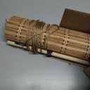 HIAPES Bamboo Blinds for Interior Windows, Custom Bamboo Shades, 34"W x 64"H