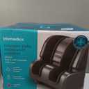Homedics Deluxe Foot Massager & Calf Massager, Rolling & Compression Massage, Adjustable Tilt, Washable Liners, 4 Programs, 3 Intensity for Muscle Relief and Post-Workout Recovery
