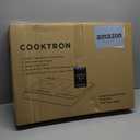 Double Induction Cooktop Burner with Fast Warm-Up Mode, 1800w 2 Burner with 10 Temperature 9 Power Settings, Portable Dual Induction Cooker Cooktop with Child Safety Lock & Time